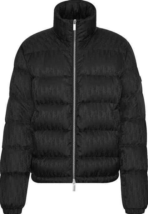 dior puffer jacket black.